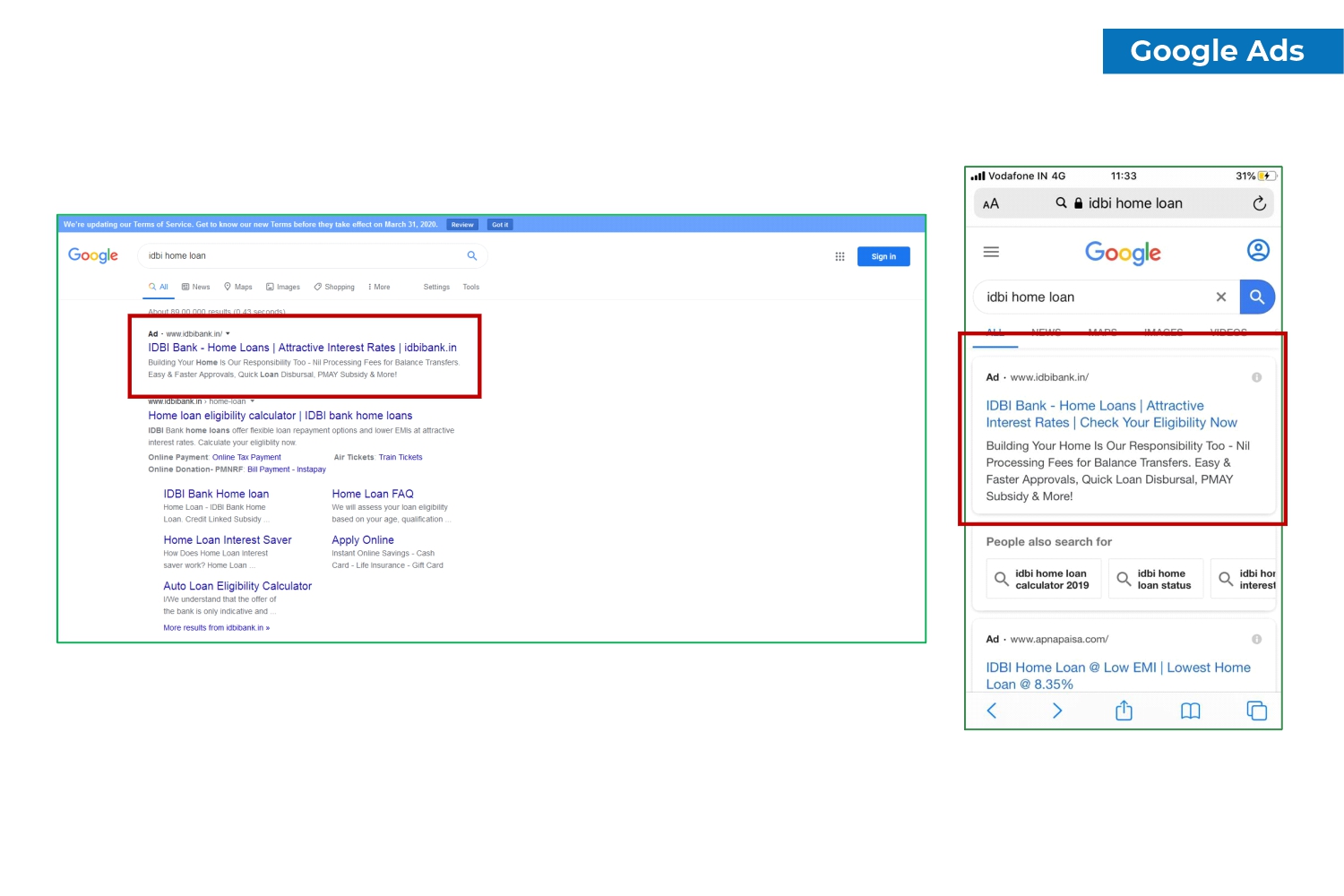 Image gallery marquee